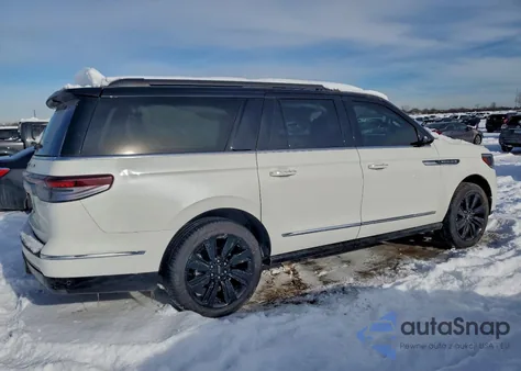 2024 Lincoln Navigator L Black Label z USA, uszkodzony, nr VIN 5LMJJ3TG3REL01639